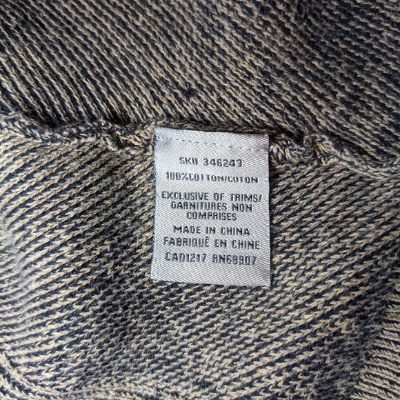 LE CHÂTEAU BROWN COTTON MENS CREW NECK SWEATER - Picture 6 of 6